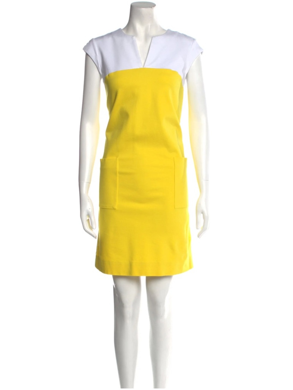 Kate Spade New York V- Neck Color-block Sheath Mini Dress Sz M